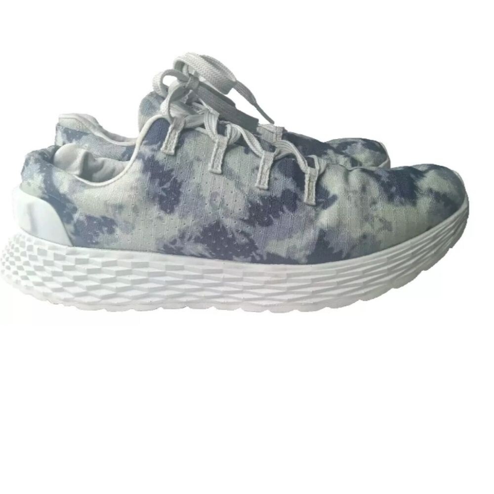 NoBull Allday Ripstop Runner Shoes Men's Size 7.5  Tie-Dye Blue Retail $159